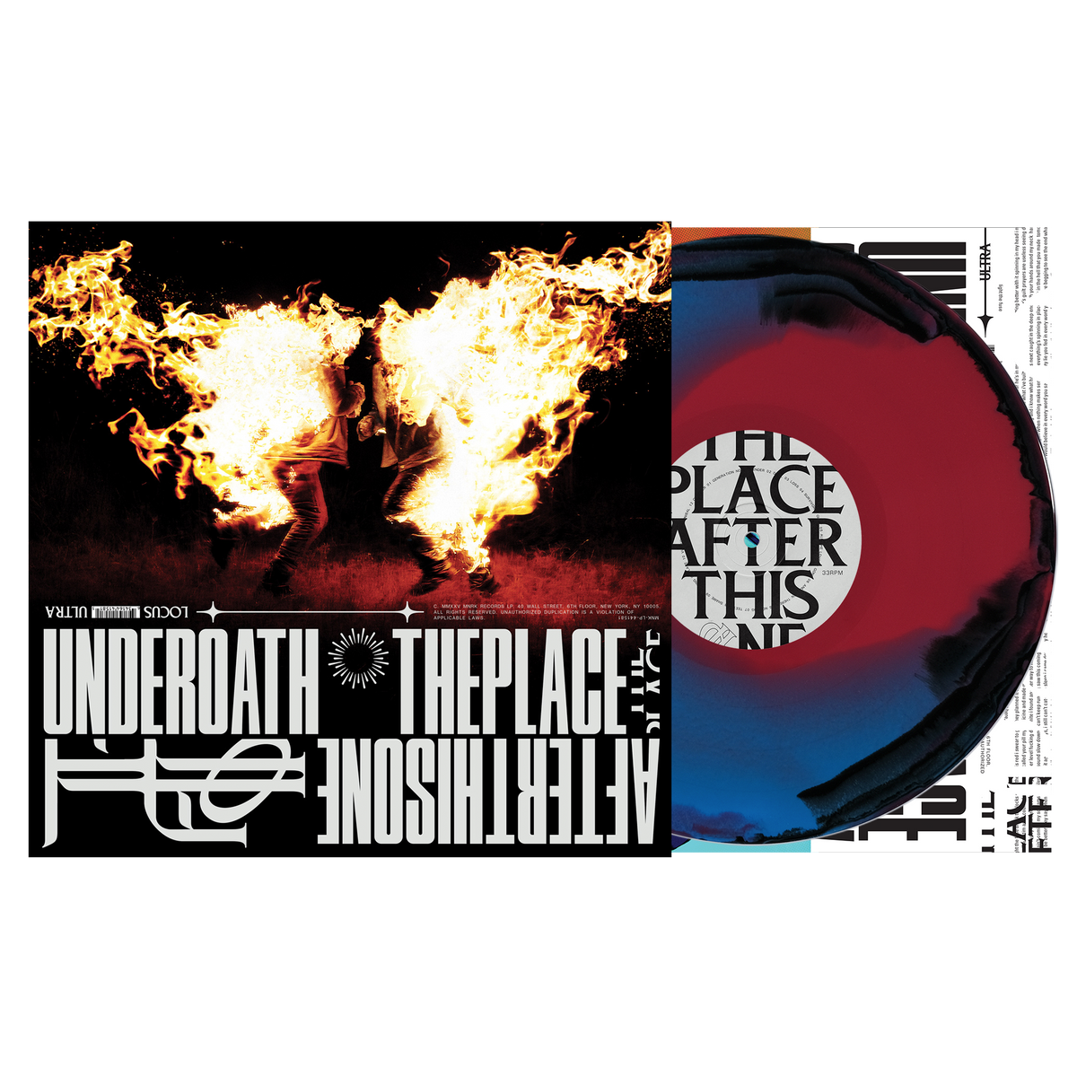 Underoath - The Place After This One [Tourbillon Noir + Bleu Rouge]